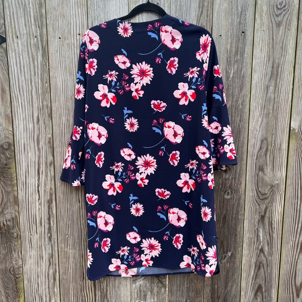 MUDPIE Mia Bell Sleeve Navy floral Dress Women’s Small NWT NEW - Picture 13 of 13